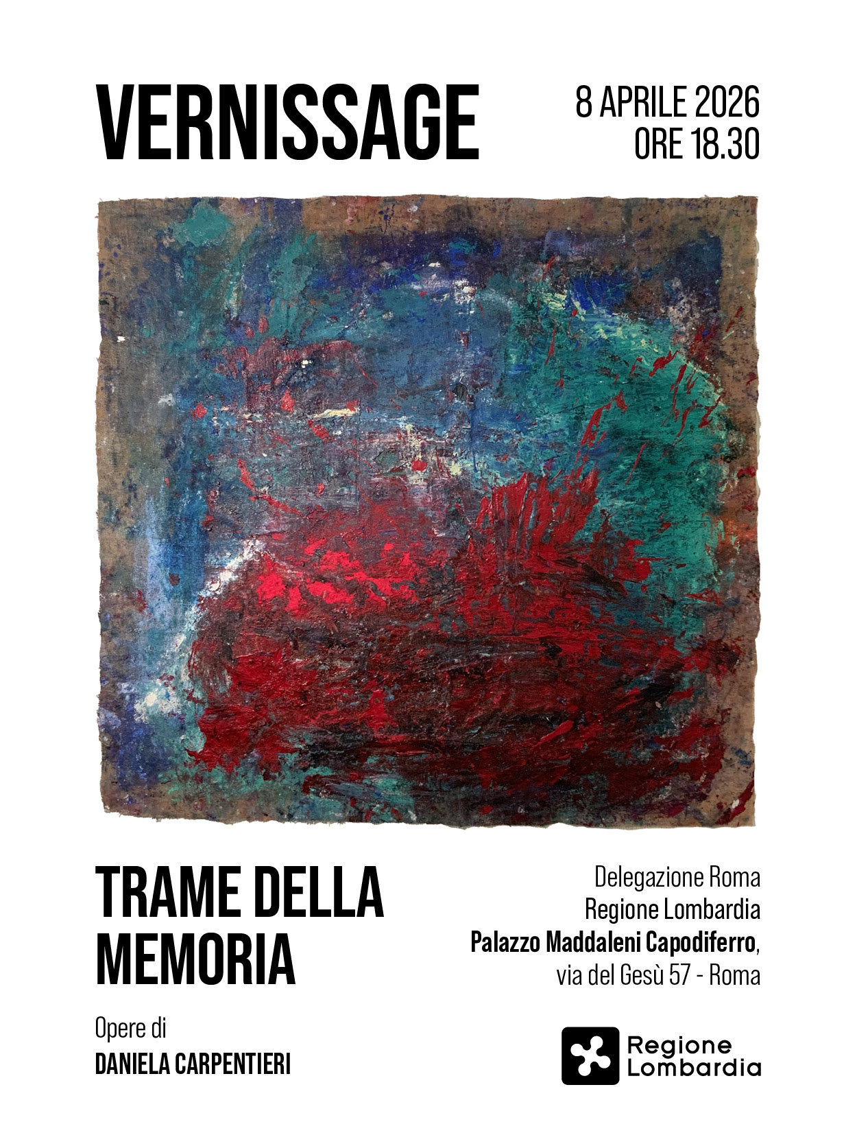 Vernissage Trame della Memoria